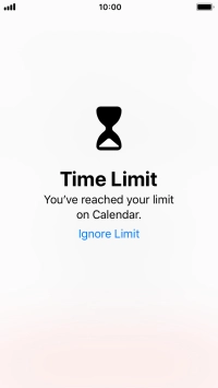 Press Ignore Limit.