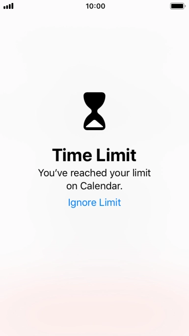 Press Ignore Limit.