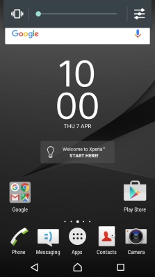 Press the sound mode icon the necessary number of times to turn silent mode on or off.