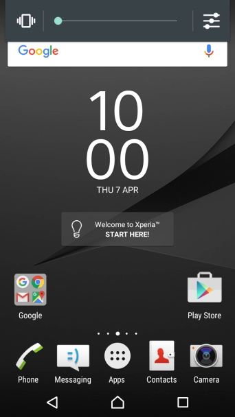 Press the sound mode icon the necessary number of times to turn silent mode on or off.