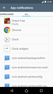 Press the required app.
