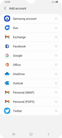 Press Google.