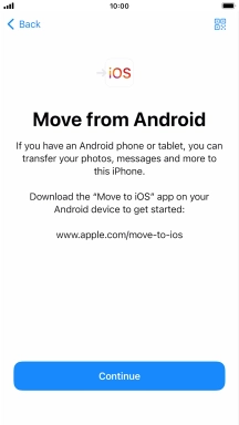 To transfer content to your phone, you need to install the app 