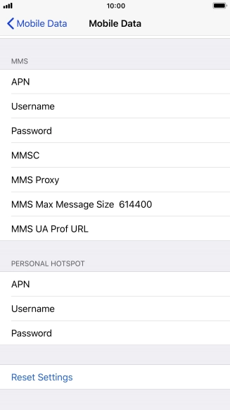 Press MMS Proxy and key in 10.24.59.200:80.