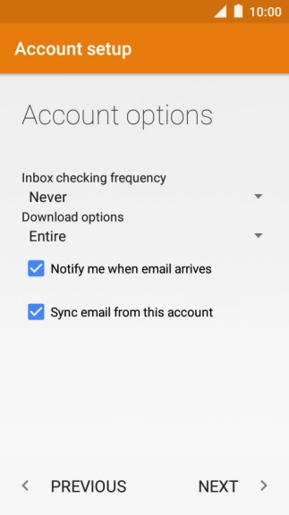 Press the drop down list below 