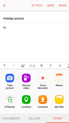 Press My Files and go to the required folder.