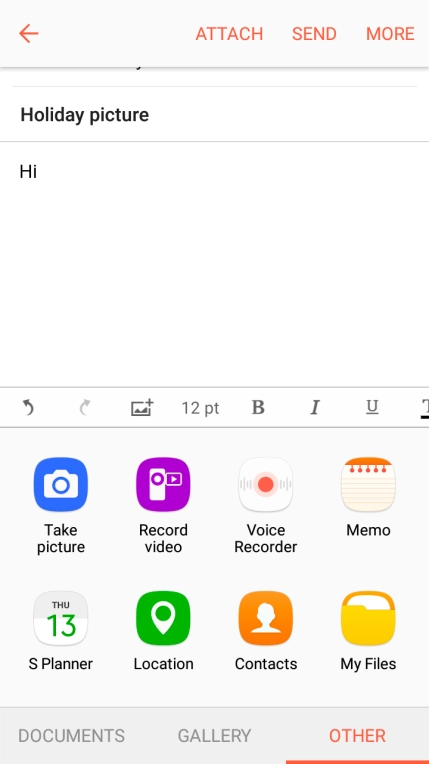 Press My Files and go to the required folder.