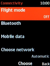 Select Mobile data.