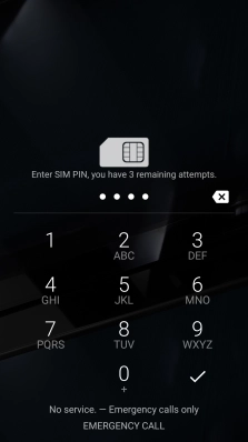 If you're asked to key in your PIN, do so and press the confirm icon.