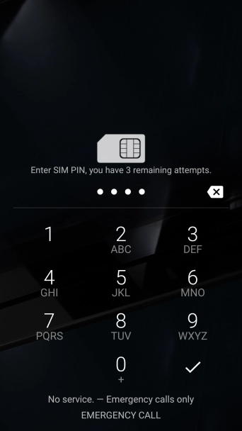 If you're asked to key in your PIN, do so and press the confirm icon.