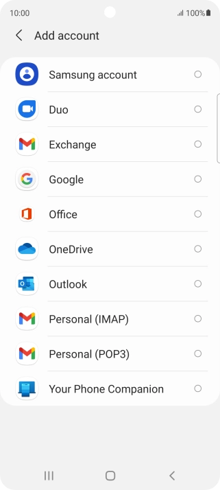 Press Google.