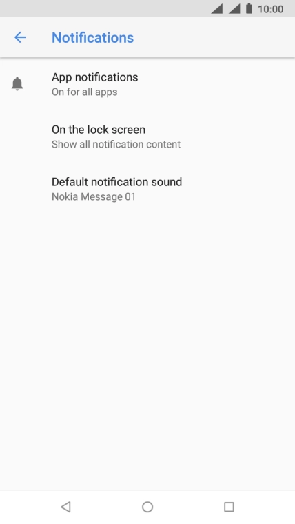 Press App notifications.