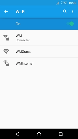 Press the Home key to return to the home screen.