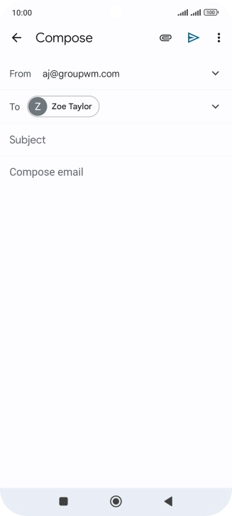 Press Subject and key in the required subject.