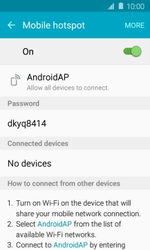 Press the Home key to return to the home screen.
