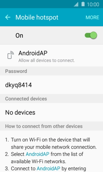 Press the Home key to return to the home screen.