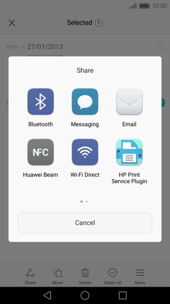 Press Bluetooth.