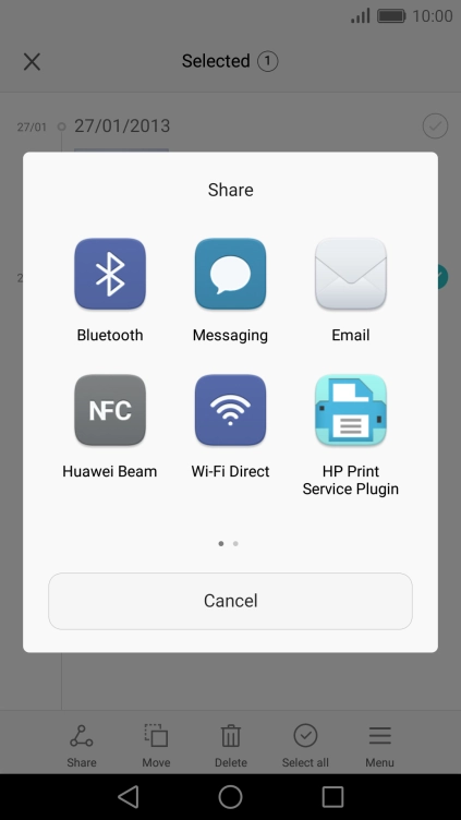 Press Bluetooth.