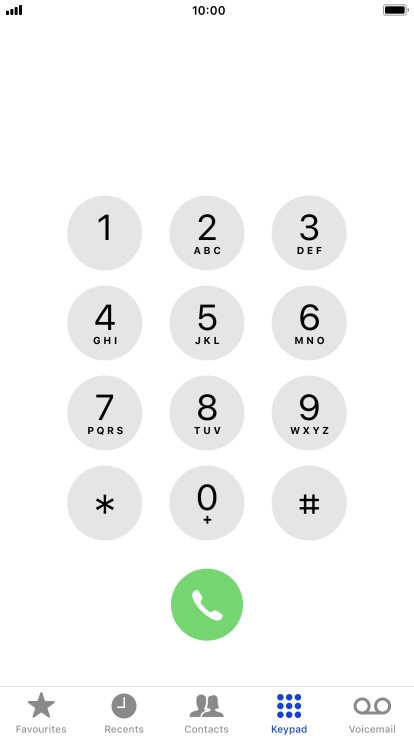 Press Keypad.