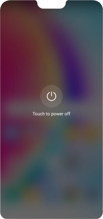 Press Touch to power off.