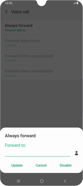 Press Disable.