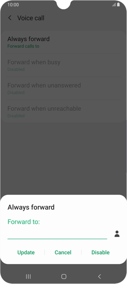 Press Disable.