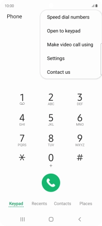 Press Settings.
