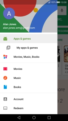 Press My apps & games.