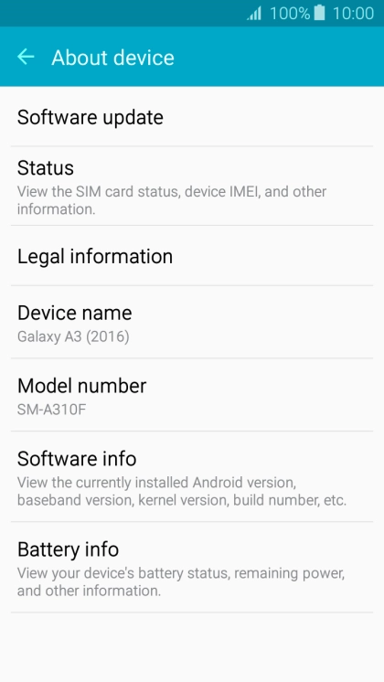 Press Software update. If a new software version is available, it's displayed. 
Follow the instructions on the screen to update the phone software.
