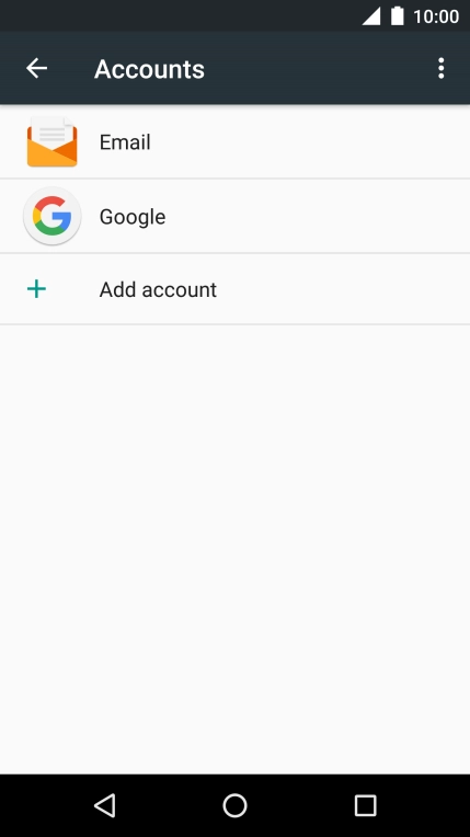 Press the Home key to return to the home screen.