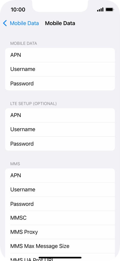 Press APN and key in mms.vodafone.net.