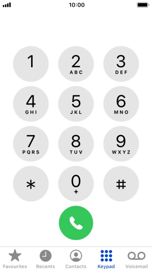 Press Keypad.