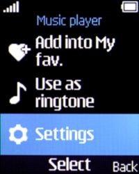 Select Settings.