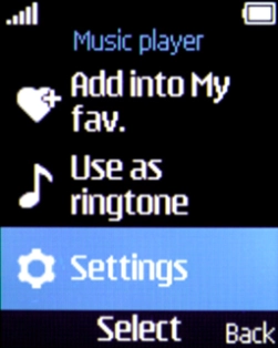 Select Settings.