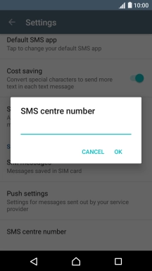 Key in +35387699989 and press OK.