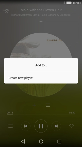 Press Create new playlist.