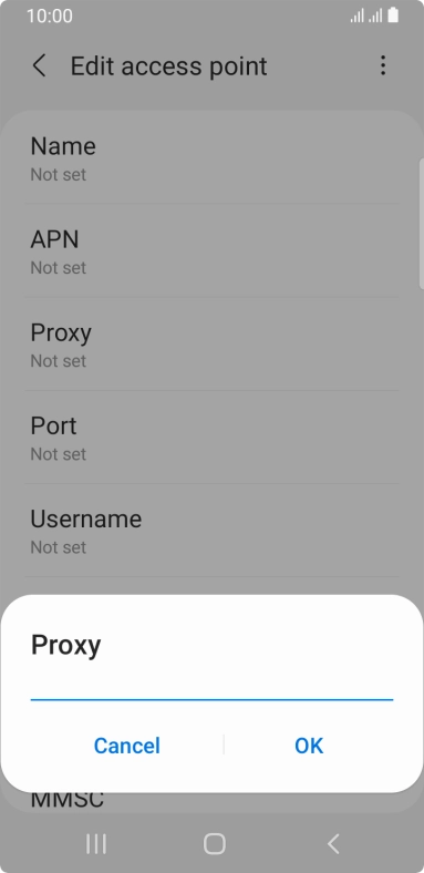 Key in 10.24.59.100 and press OK.