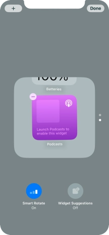 Press Smart Rotate to turn the function on or off.