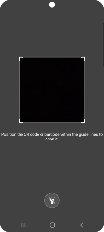 Place the QR code you've received inside the phone camera frame to scan the code.