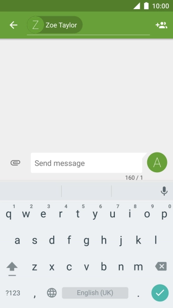 Open a new note, message or email message to bring up the keypad and your phone is ready for text input.