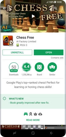 Press UNINSTALL.