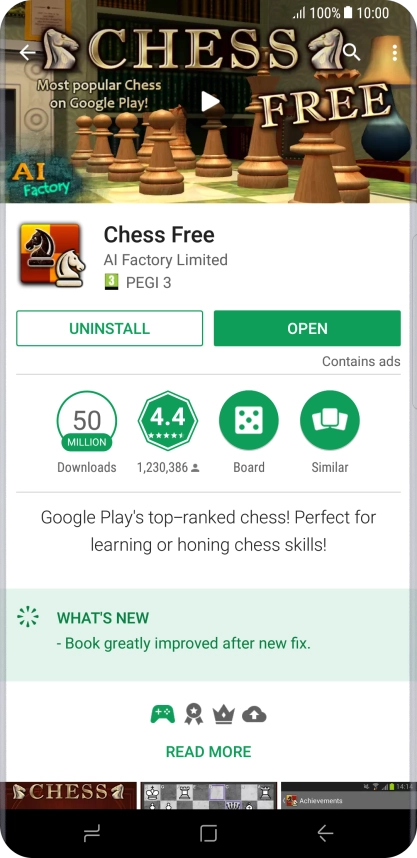 Press UNINSTALL.