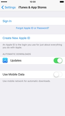 If you don t have an Apple ID, press Create New Apple ID and follow the instructions on the screen to create an Apple ID.