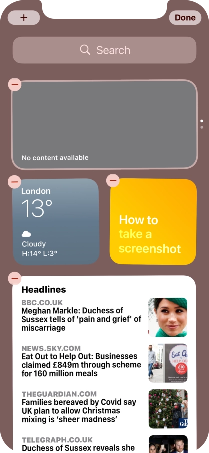 Press the add icon.
