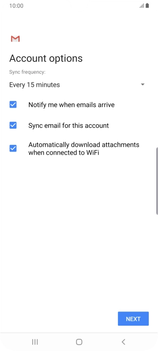 Press the drop down list below 