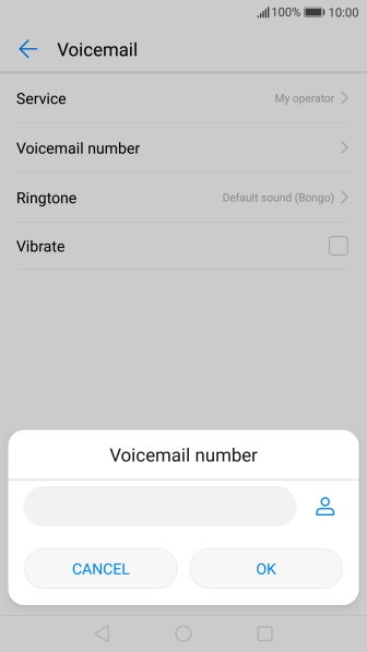 Key in (prefix) 5 (your phone number) and press OK.