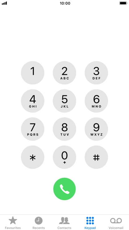 Press Keypad.