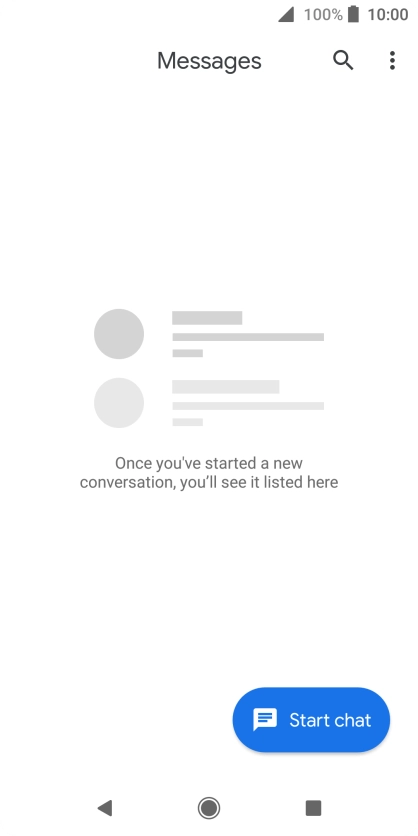 Press Start chat.