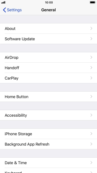 Press Background App Refresh.