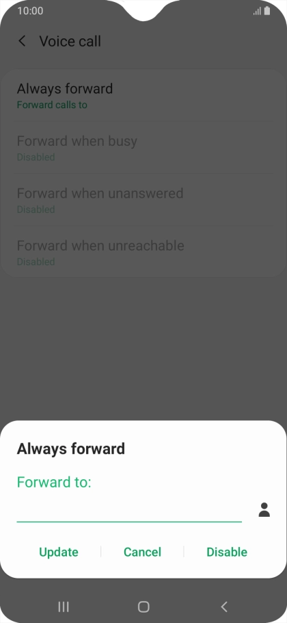Press Disable.